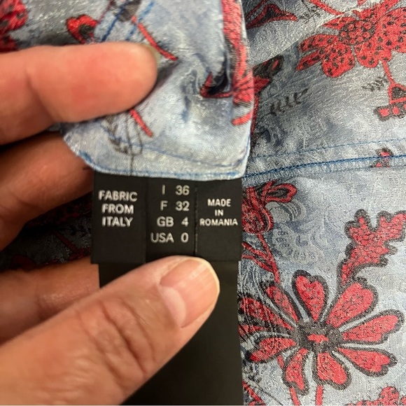 Derek Lam silk button down short sleeve women’s size 0 - Picture 12 of 14